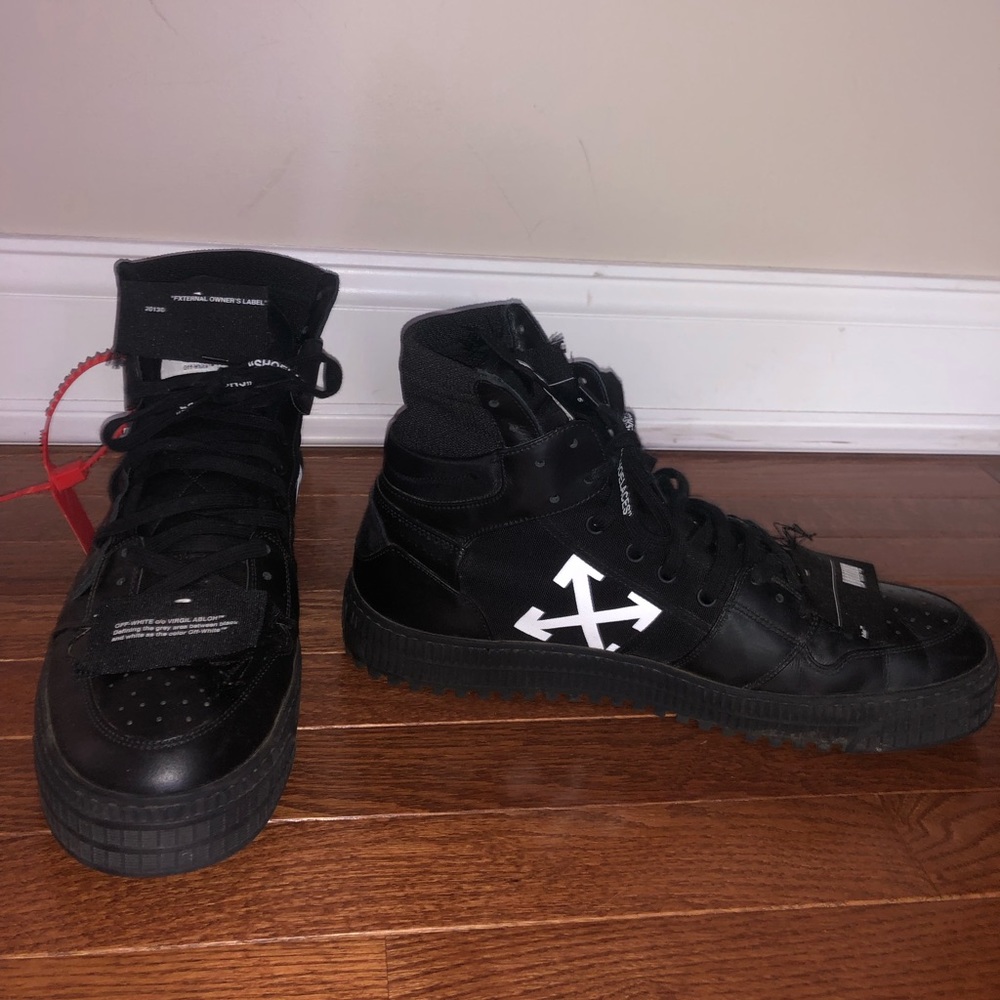 authentic off-white court 3.0 sneakers (size 44)